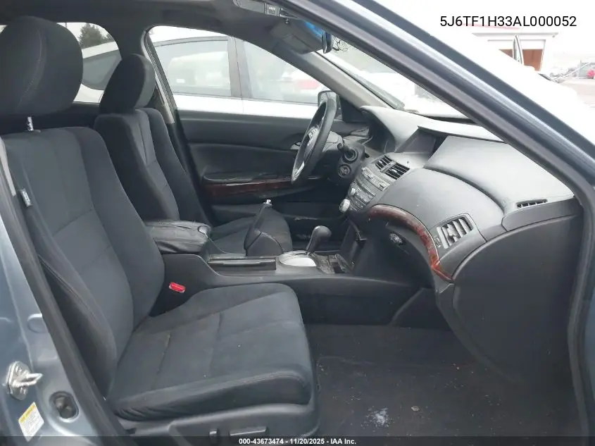 5J6TF1H33AL000052 2010 Honda Accord Crosstour Ex