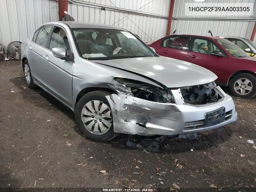 1HGCP2F39AA003305 2010 Honda Accord 2.4 Lx