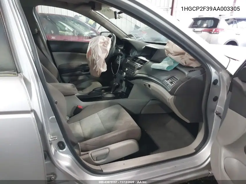1HGCP2F39AA003305 2010 Honda Accord 2.4 Lx