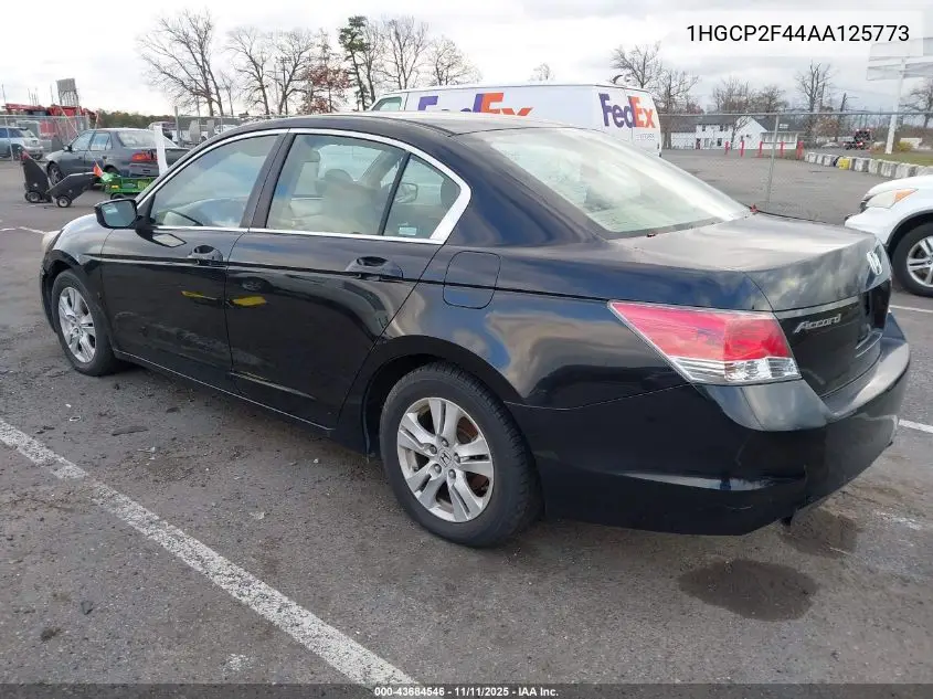 1HGCP2F44AA125773 2010 Honda Accord 2.4 Lx-P