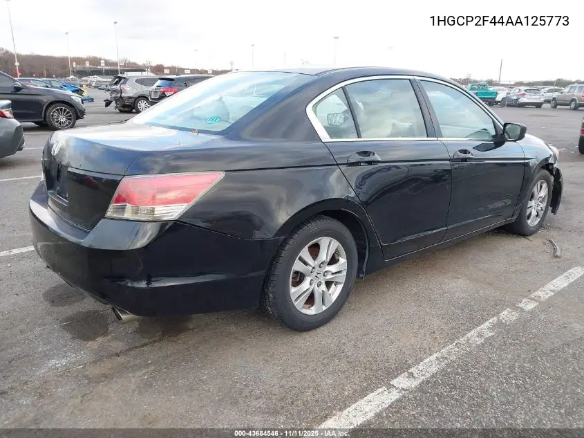1HGCP2F44AA125773 2010 Honda Accord 2.4 Lx-P