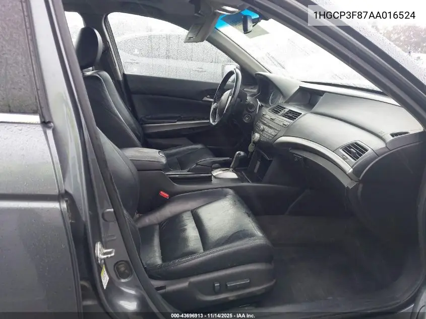 1HGCP3F87AA016524 2010 Honda Accord 3.5 Ex-L