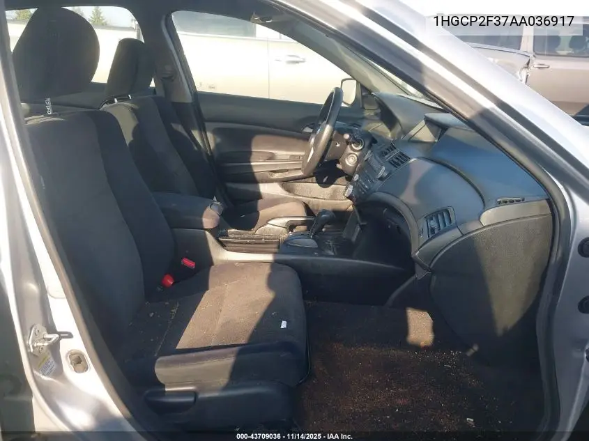 1HGCP2F37AA036917 2010 Honda Accord 2.4 Lx