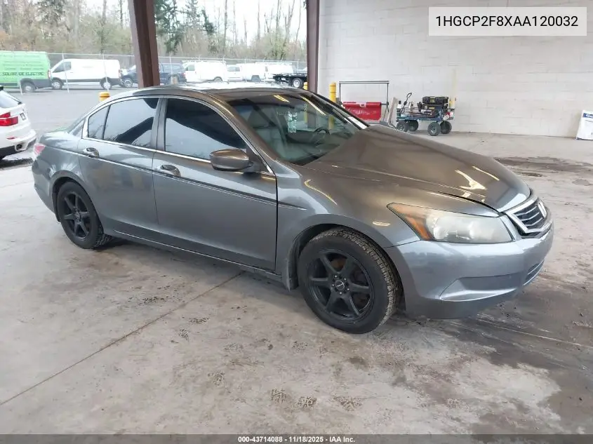 1HGCP2F8XAA120032 2010 Honda Accord 2.4 Ex-L
