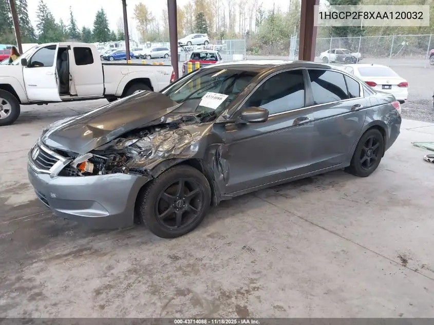 1HGCP2F8XAA120032 2010 Honda Accord 2.4 Ex-L