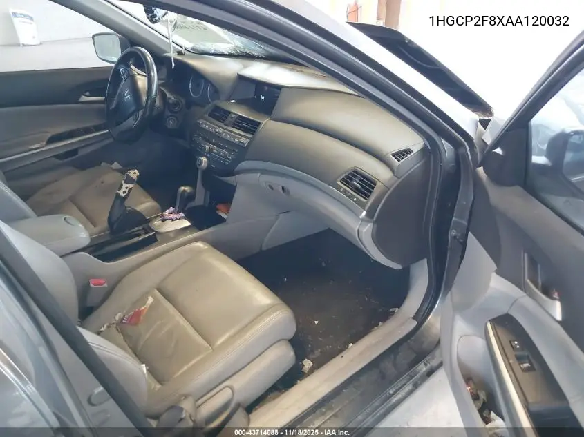 1HGCP2F8XAA120032 2010 Honda Accord 2.4 Ex-L