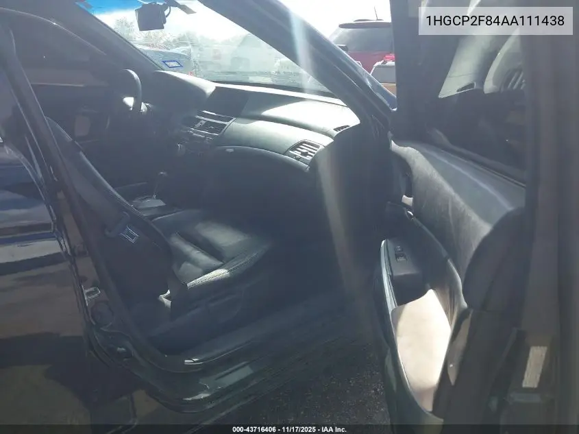 1HGCP2F84AA111438 2010 Honda Accord 2.4 Ex-L