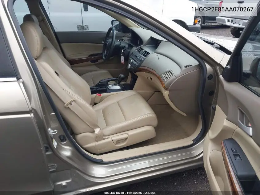1HGCP2F85AA070267 2010 Honda Accord 2.4 Ex-L