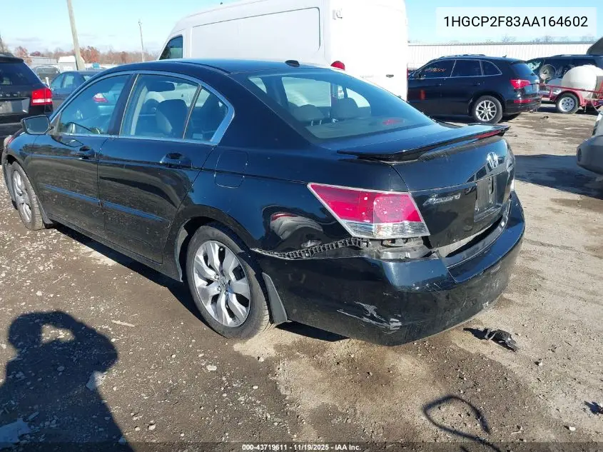 1HGCP2F83AA164602 2010 Honda Accord 2.4 Ex-L