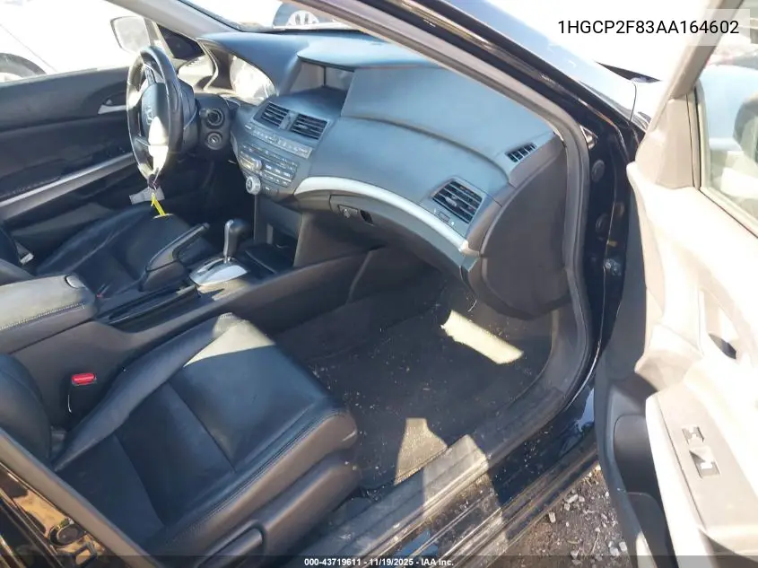 1HGCP2F83AA164602 2010 Honda Accord 2.4 Ex-L