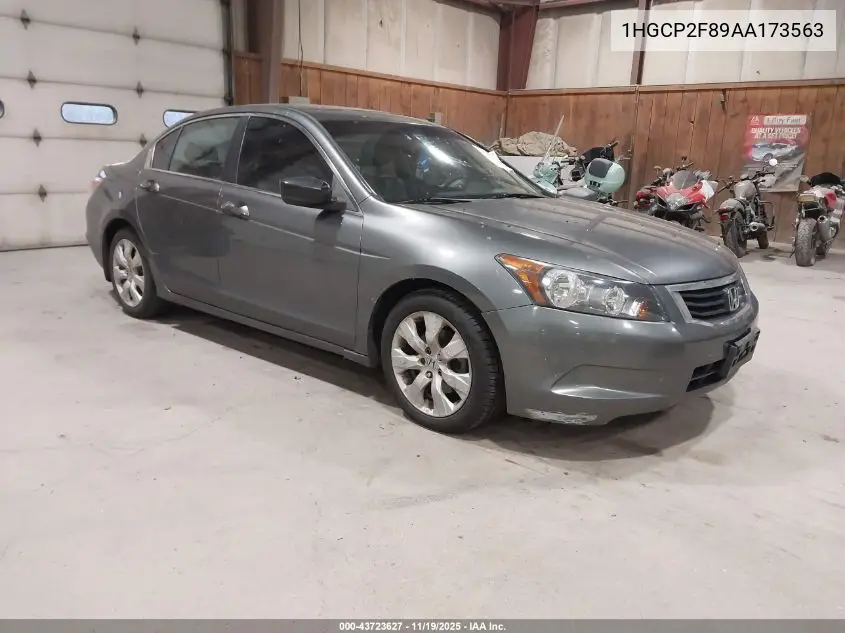 1HGCP2F89AA173563 2010 Honda Accord 2.4 Ex-L