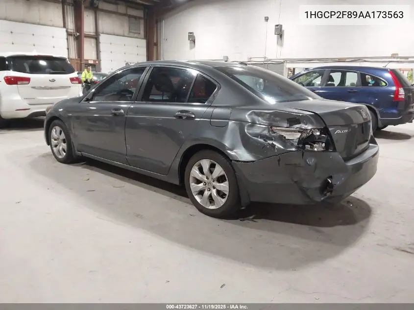 1HGCP2F89AA173563 2010 Honda Accord 2.4 Ex-L