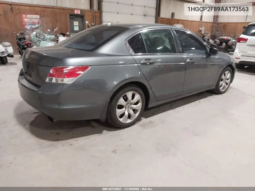 1HGCP2F89AA173563 2010 Honda Accord 2.4 Ex-L