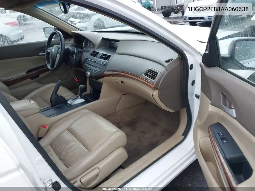 1HGCP2F88AA060638 2010 Honda Accord 2.4 Ex-L