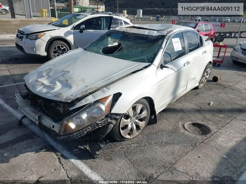1HGCP3F84AA009112 2010 Honda Accord 3.5 Ex-L