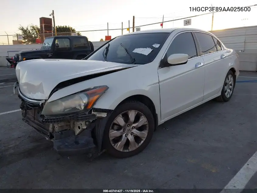 1HGCP3F89AA025600 2010 Honda Accord 3.5 Ex-L