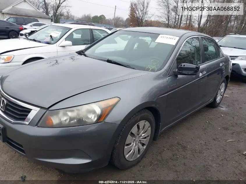 1HGCP2F30AA068852 2010 Honda Accord 2.4 Lx