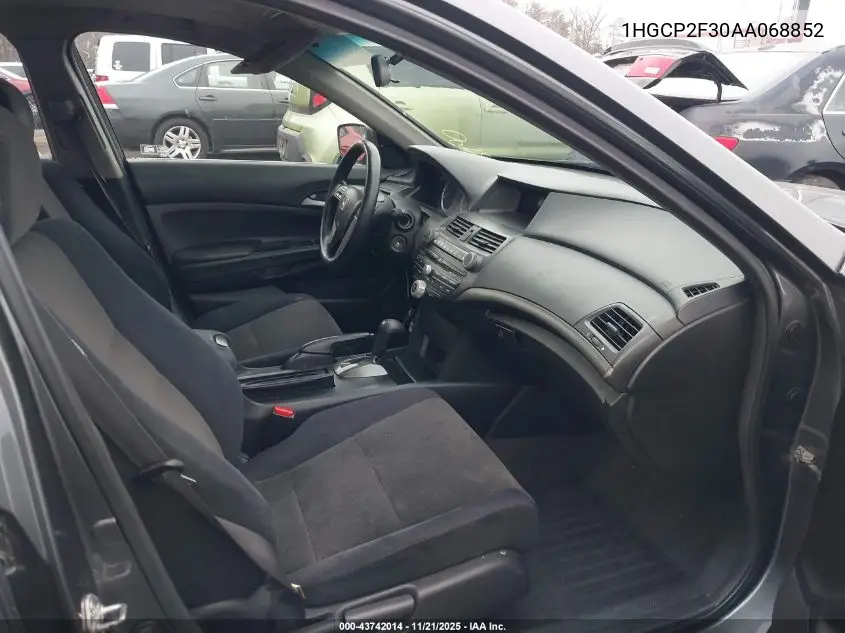 1HGCP2F30AA068852 2010 Honda Accord 2.4 Lx