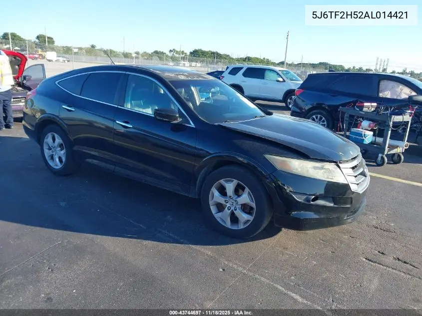 5J6TF2H52AL014421 2010 Honda Accord Crosstour Ex-L