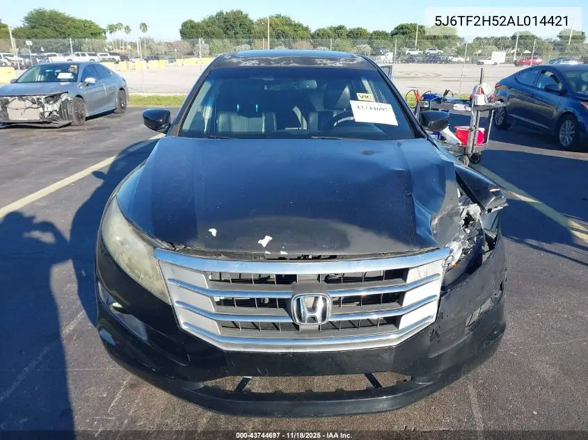 5J6TF2H52AL014421 2010 Honda Accord Crosstour Ex-L