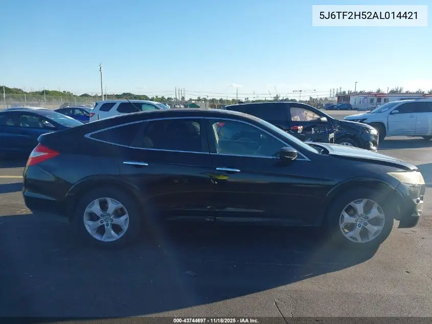 5J6TF2H52AL014421 2010 Honda Accord Crosstour Ex-L