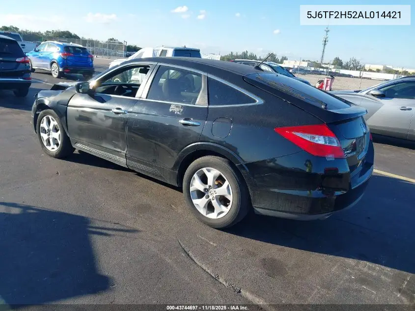 5J6TF2H52AL014421 2010 Honda Accord Crosstour Ex-L