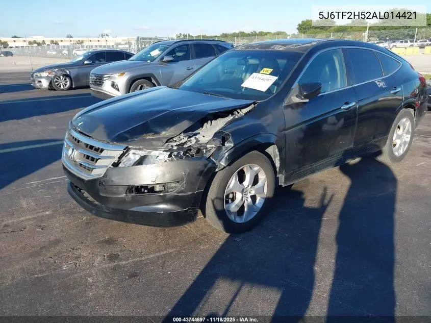 5J6TF2H52AL014421 2010 Honda Accord Crosstour Ex-L