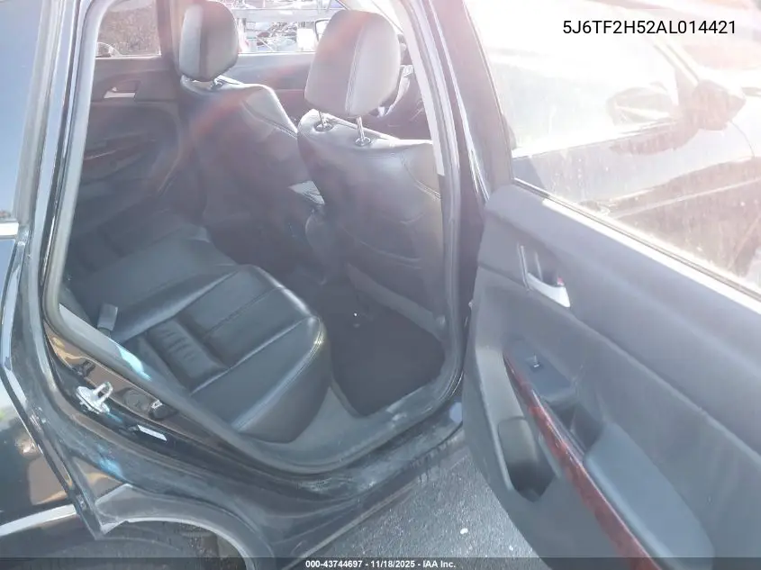 5J6TF2H52AL014421 2010 Honda Accord Crosstour Ex-L