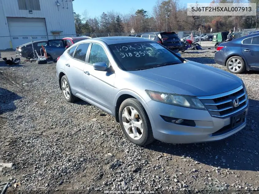 5J6TF2H5XAL007913 2010 Honda Accord Crosstour Ex-L