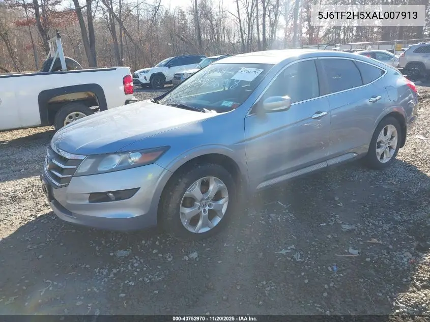 5J6TF2H5XAL007913 2010 Honda Accord Crosstour Ex-L