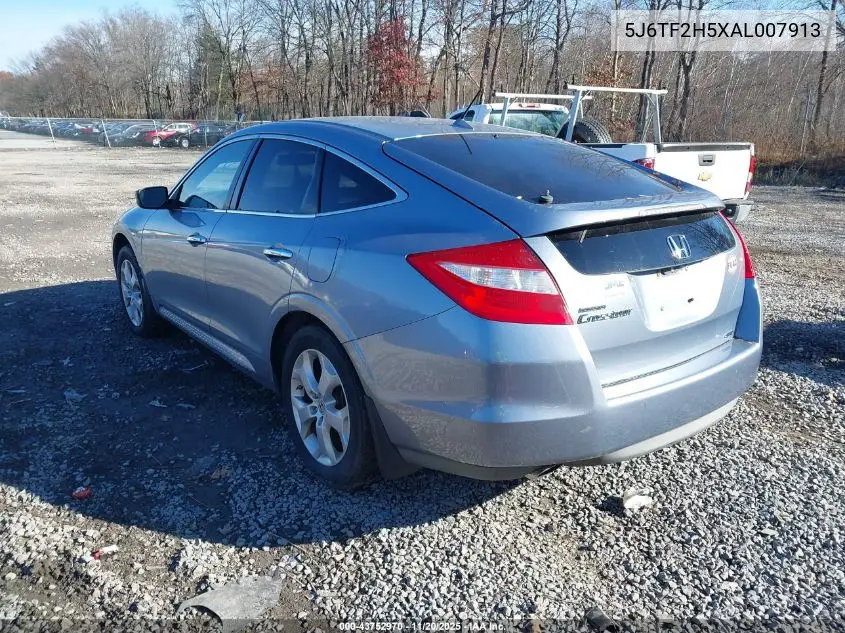 5J6TF2H5XAL007913 2010 Honda Accord Crosstour Ex-L