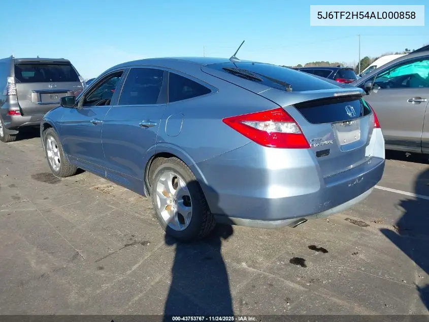 5J6TF2H54AL000858 2010 Honda Accord Crosstour Ex-L