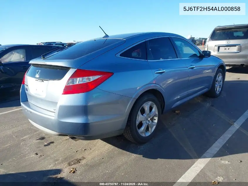 5J6TF2H54AL000858 2010 Honda Accord Crosstour Ex-L