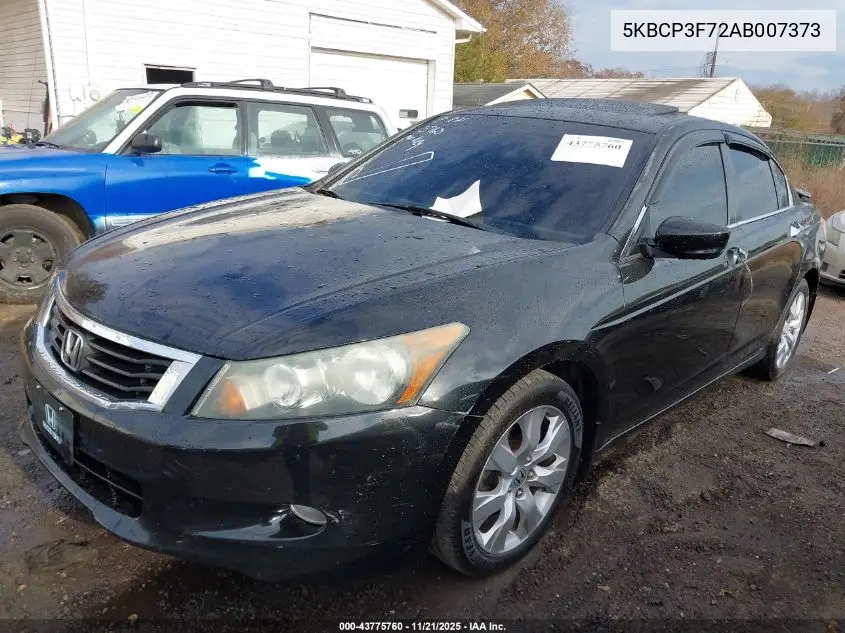 5KBCP3F72AB007373 2010 Honda Accord 3.5 Ex