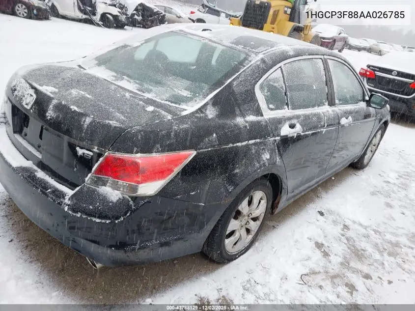1HGCP3F88AA026785 2010 Honda Accord 3.5 Ex-L