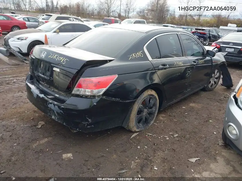 1HGCP2F72AA064059 2010 Honda Accord 2.4 Ex