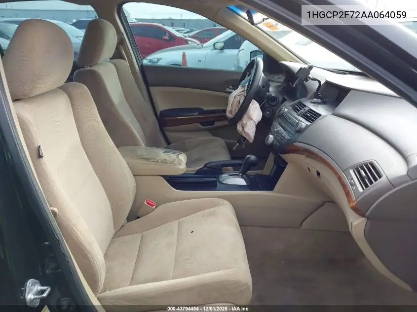 1HGCP2F72AA064059 2010 Honda Accord 2.4 Ex