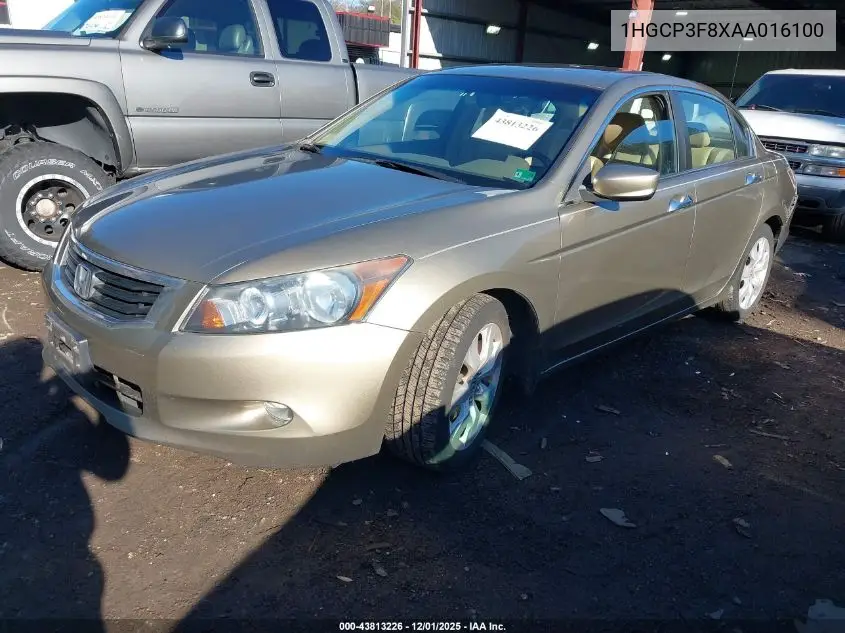 1HGCP3F8XAA016100 2010 Honda Accord 3.5 Ex-L