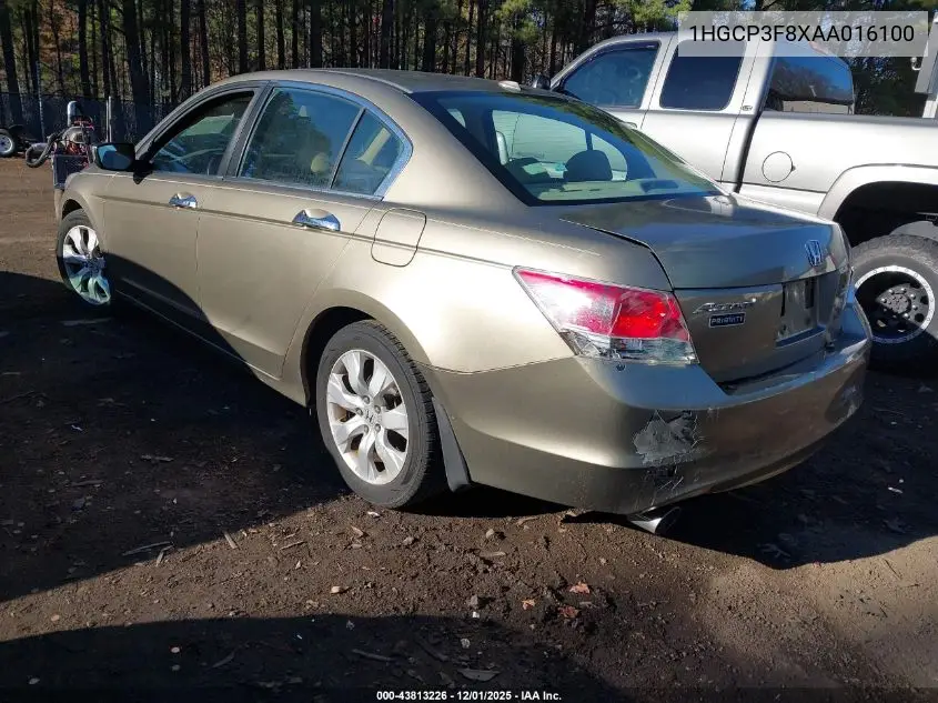 1HGCP3F8XAA016100 2010 Honda Accord 3.5 Ex-L