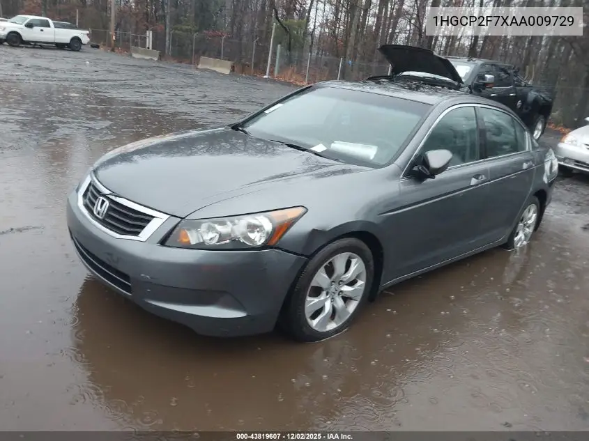 1HGCP2F7XAA009729 2010 Honda Accord 2.4 Ex