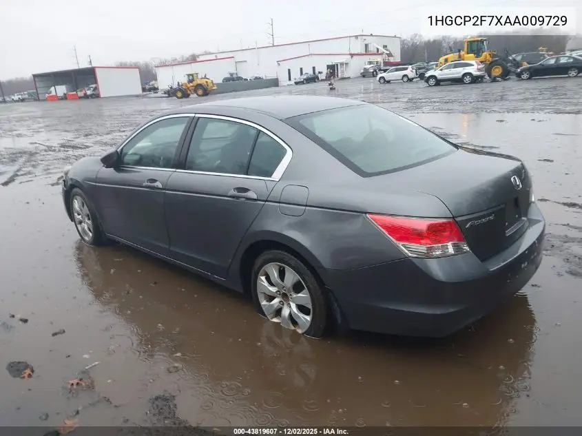 1HGCP2F7XAA009729 2010 Honda Accord 2.4 Ex