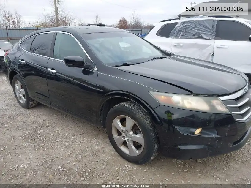 5J6TF1H38AL002086 2010 Honda Accord Crosstour Ex