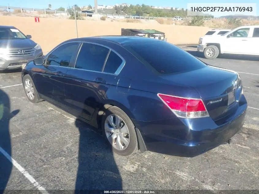 1HGCP2F72AA176943 2010 Honda Accord 2.4 Ex