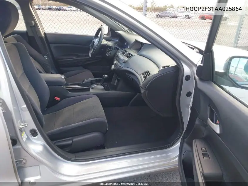 1HGCP2F31AA025864 2010 Honda Accord 2.4 Lx