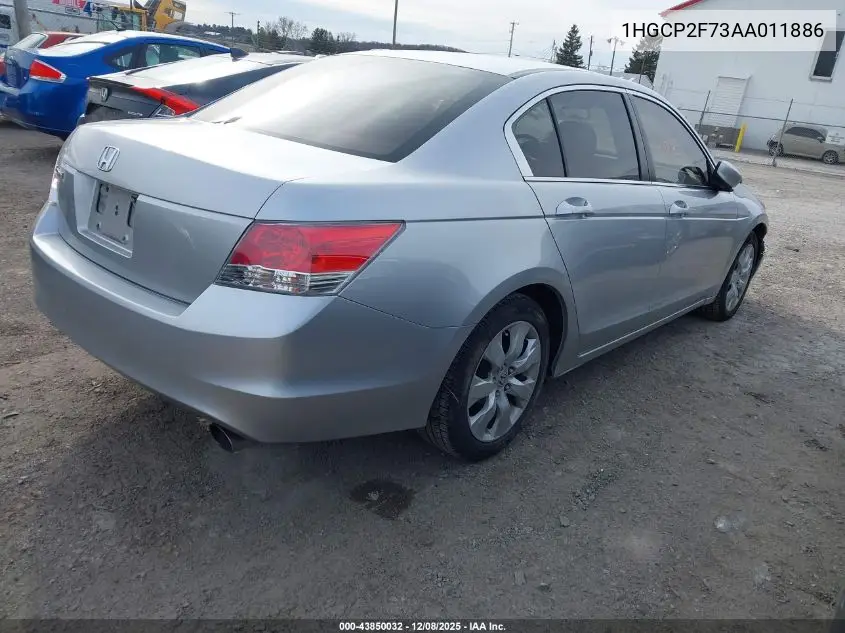 1HGCP2F73AA011886 2010 Honda Accord 2.4 Ex