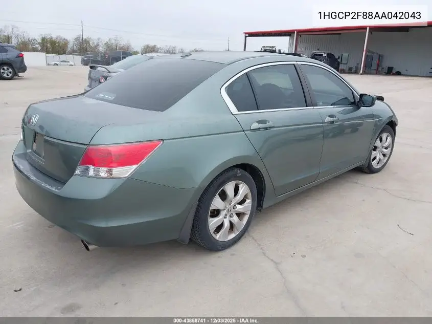 1HGCP2F88AA042043 2010 Honda Accord 2.4 Ex-L