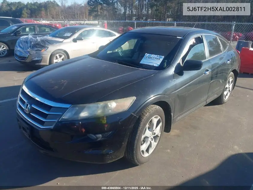5J6TF2H5XAL002811 2010 Honda Accord Crosstour Ex-L