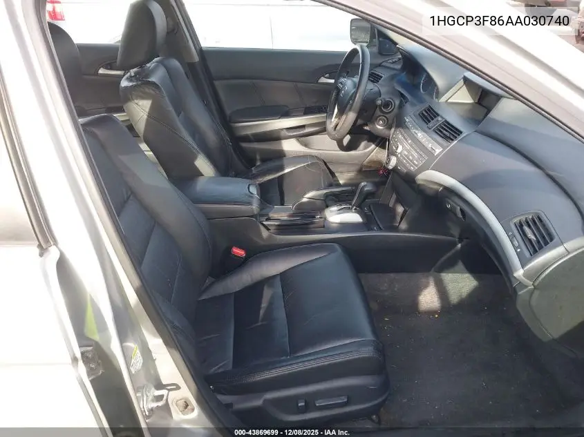 1HGCP3F86AA030740 2010 Honda Accord 3.5 Ex-L
