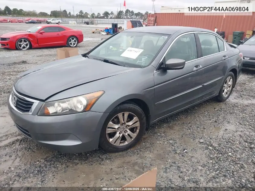 1HGCP2F44AA069804 2010 Honda Accord 2.4 Lx-P