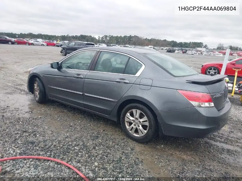 1HGCP2F44AA069804 2010 Honda Accord 2.4 Lx-P